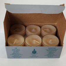 Partylite Gingerbread Beige Tea lights New V0441 package Of 12 picture