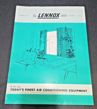Vintage 1954 The Lennox News Magazine Vol 13 No 2 HVAC Air Conditioning Mag picture