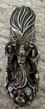 VTG Yaacov Heller Signed  Moses At Amalek Mezuzah Judaica Rare picture
