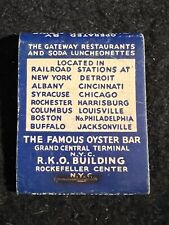 VINTAGE MATCHBOOK - THE GATEWAY RESTAURANTS AND SODA LUNCHEONETTES - UNSTRUCK picture
