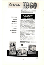 1960 Print Ad John Thompson (Wilson Boilers)LTD The Multipac Package Boiler picture
