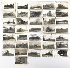 C. 1930s New Haven NY, NH, & H Railroad Locomotive Photo Snapshot Lot Of 36 picture