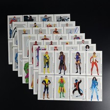 1991 TSR Marvel Super Heroes RPG S2 - 7 Uncut Sheets (56 Cards) -Rare -Free Ship picture