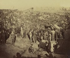 New Us Civil War View Of Andersonville Prison Camp From Gate 1864 4x6 Picture C picture
