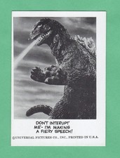 1961 Leaf  Spook Stories Series 2  Godzilla  RC ??? # 113  HTF Read  Nrmnt-mt OC picture