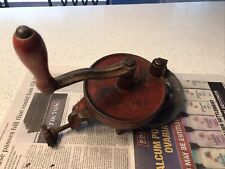 Antique Vintage Hand Bench Grinder Unknown MFG Co Model J 6 Tested Works picture