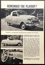 “Remember the Playboy?” 1959 pictorial Playboy Motor Corp. picture