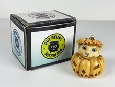 Harmony Ball Co. Pot Bellys Octavia Calendar Cats Pumpkin October Trinket Box picture