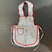 Vintage Tiny Child's Girl's Apron Bunny Bunnies Rabbits picture