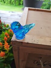 Leo Ward Bluebird of Happiness Glass Bird Figurine picture