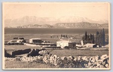 Antique Greece Postcard Korinth Gulf Kithairon Perachora 1931 RPPC picture