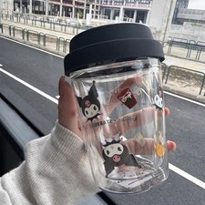 NEW Starbucks Christmas Gift Double-wall Glass Cup 355ml Cute Cartoon Coffee Cup picture