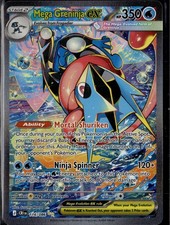 Mega Greninja ex Holo Special Illustration Rare ME04: Chaos Rising 116/086 NM picture