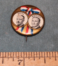 pinback 1928 Smith & Robinson Jugate Political Campaign Button Pin 7/8” picture