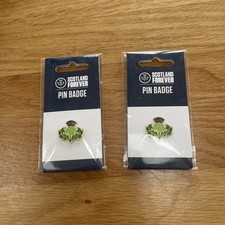 Scotland Forever Pin Badge x 2 picture