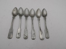 6 Vintage Demitasse Aluminum? Spoons picture