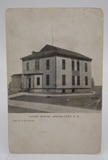 Court House Mound City South Dakota Antique Postcard picture