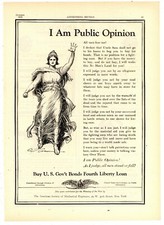1918 Fourth Liberty Loan Ad: 