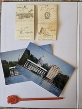 The Edgewater Hotel Lake Mendota, Madison, WI Lot Matchbooks, Postcard, Stick picture