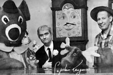 Captain Kangaroo with Dancing Bear Mr. Green Jeans - 4 x 6 Photo Print picture