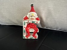 REPLCMNT Letter “E” Vntg Lipper Mann NOEL Pixie Elf Candle Holder AS-IS REPAIRED picture