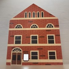 Cat's Meow Village Opera House Circleville, OH Wood Shelf Sitter 1989 RARE picture