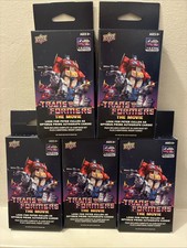 2026 UPPER DECK TRANSFORMERS MOVIE 40TH SPECIAL EDITION HANGER BOX - Lot of 5 picture