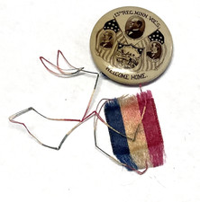 1899 13th MN Vols Welcome Home Pinback Button McKinley Spanish American War picture