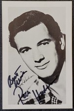 Rock Hudson Autograph Hollywood 1950s 4x6 Portrait Photograph picture