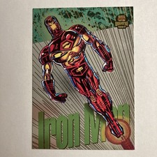 1994 Marvel Cards Universe - Limited Edition - Power Blast - Iron Man #7 Silver picture