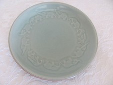 Siam Celadon Wood Ash Glaze-Hand made-Thailand-Elephants-10 1/8