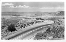 1950s Yarnell Arizona Observation Point US 89 RPPC Postcard 25-5066 picture