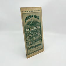 1906 Hudson River Day Line By Daylight Steamer Booklet Albany–NYC Original picture