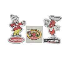 Vintage 1970s Sugardale Hamlet/Superior's Frankie Magnets & Temporary Tattoo picture