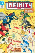 INFINITY INC. #34 ~ DC COMICS 1986 NM picture