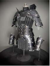 Medieval Female Knight Warrior Steel Cuirass Armor, Lady Cosplay LARP Costume picture