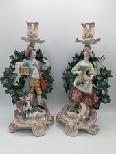1760s England Chelsea J Willems Boccage Porcelain Figurines Candlesticks 11