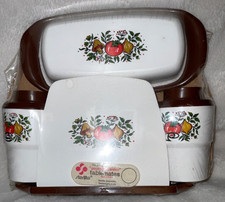 Sterilite Tablemates Gourmet Garden S+P Napkin Butter Vintage 70's Mushrooms BK3 picture