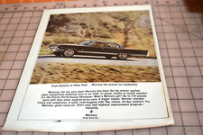 VINTAGE (13 X 10.5)  1964 AD FOR Ford Lincoln Mercury from Daytona to Pikes Peak picture
