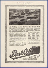 Vintage 1917 PREST-O-LITE Storage Battery Car Automotive Ephemera Print Ad picture