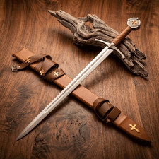Faithkeeper Knights Templar Sword Handmade Medieval Crusader Replica Collectible picture