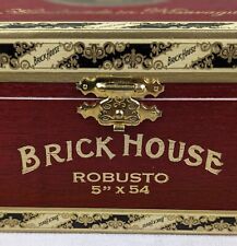 Brick House Cigars Empty Box Storage Jewelry Trinket Man Cave Trinket Vintage  picture