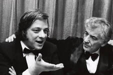 Stephen Sondheim and Leonard Bernstein at A Musical Tribute - 1973 Old Photo 1 picture