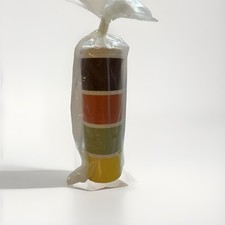 VTG Tupperware Set 4 Stacking Spice Container Shakers Harvest Colors Labels NEW picture