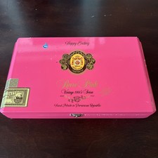 A. Fuente Rare Pink Cigar Box Dominican Republic Empty Wood picture