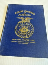 Vintage Future Farmers Of America Official 1929-1949 FFA Farming Book Esko MN picture