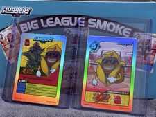 Sluggers Hit Lemon Character Holo Trading Card Shades Grill Ballpark Non-Sport picture
