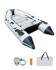 HEYBOARD 10FT Inflatable Dinghy Boat 2-3 Adults Heavy-Duty PVC w Motor Mount picture