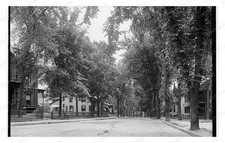 North Adams Massachusetts Church Street Standard Postcard COPY RPPC picture