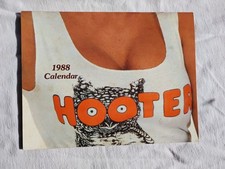Hooters 1988 Original Wall Calendar with Signatures picture